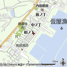 兵庫県淡路市仮屋相ノ丁76周辺の地図