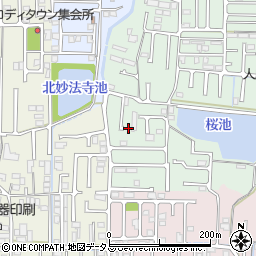 奈良県橿原市地黄町40-9周辺の地図