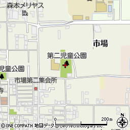 市場第2公園周辺の地図