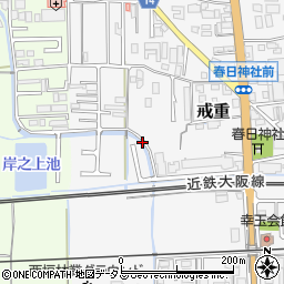 〒633-0064 奈良県桜井市戒重の地図
