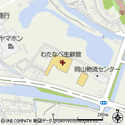 中国銀行わたなべ生鮮館玉野店 ＡＴＭ周辺の地図