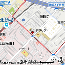 関西みらい銀行助松支店周辺の地図