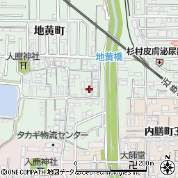 奈良県橿原市地黄町426-1周辺の地図