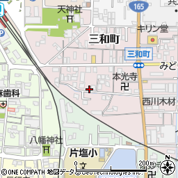 奈良県大和高田市三和町11-23周辺の地図