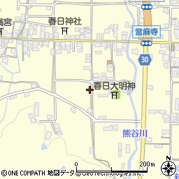 奈良県葛城市當麻209周辺の地図