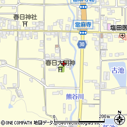 奈良県葛城市當麻197周辺の地図
