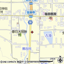 奈良県葛城市當麻367周辺の地図