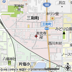 奈良県大和高田市三和町11-12周辺の地図