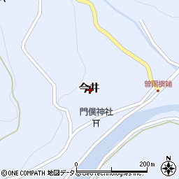 奈良県宇陀郡曽爾村今井周辺の地図