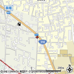 大阪府堺市東区草尾524周辺の地図