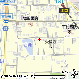 奈良県葛城市當麻162周辺の地図