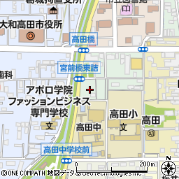 奈良県大和高田市大中東町3周辺の地図