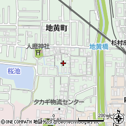 奈良県橿原市地黄町438周辺の地図