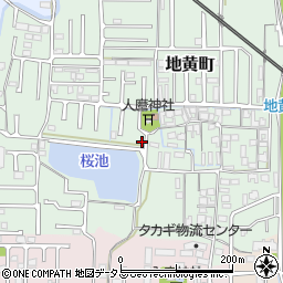 奈良県橿原市地黄町107-1周辺の地図