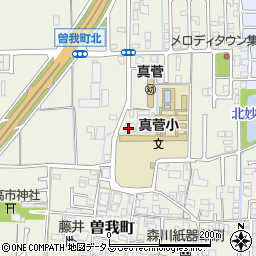 奈良県農業協同組合　真菅支店周辺の地図