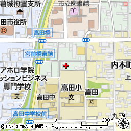 奈良県大和高田市大中東町4-15周辺の地図