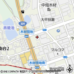 大阪木材工場団地協同組合周辺の地図