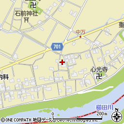 三重県松阪市中万町周辺の地図