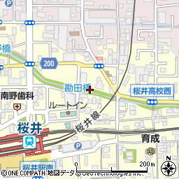 勘田橋周辺の地図