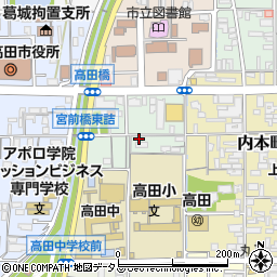 奈良県大和高田市大中東町4-18周辺の地図