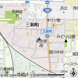 奈良県大和高田市三和町12-3周辺の地図