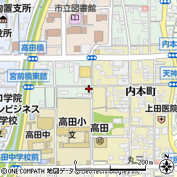 奈良県大和高田市大中東町4-26周辺の地図