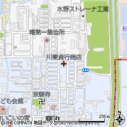 川東貞行商店周辺の地図