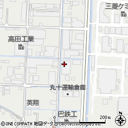 岡山県倉敷市松江周辺の地図