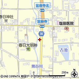 奈良県葛城市當麻372周辺の地図