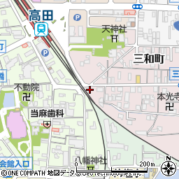 奈良県大和高田市三和町9-1周辺の地図