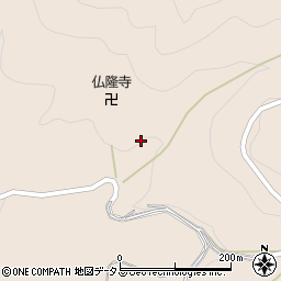 仏隆寺周辺の地図