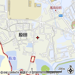 大阪府堺市西区原田周辺の地図