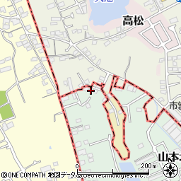 大阪府大阪狭山市山本北1277周辺の地図