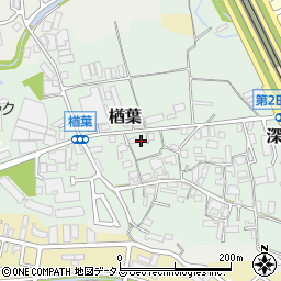 大阪府堺市中区楢葉周辺の地図
