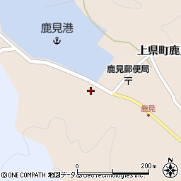 長崎県対馬市上県町鹿見8周辺の地図