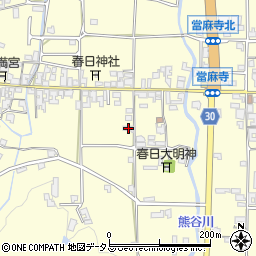 奈良県葛城市當麻205周辺の地図