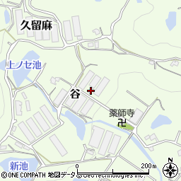 兵庫県淡路市谷303周辺の地図