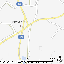 広島県三原市久井町和草2133周辺の地図