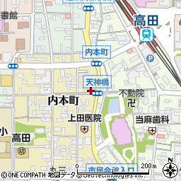 奈良県大和高田市内本町6-10周辺の地図