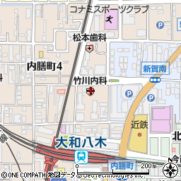 コスモ大和八木周辺の地図