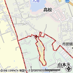 大阪府堺市東区草尾422-9周辺の地図