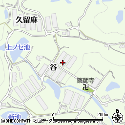 兵庫県淡路市谷303-1周辺の地図