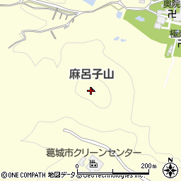 麻呂子山周辺の地図