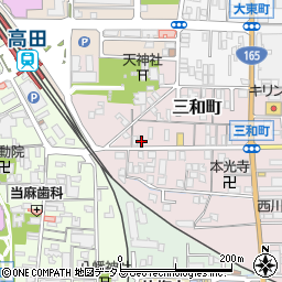 奈良県大和高田市三和町8-19周辺の地図