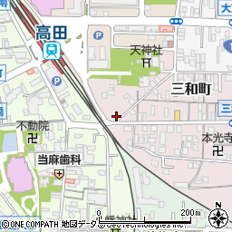奈良県大和高田市三和町2-60周辺の地図