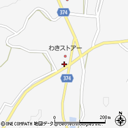 広島県三原市久井町和草2168周辺の地図