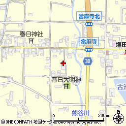 奈良県葛城市當麻189周辺の地図
