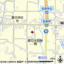 奈良県葛城市當麻182周辺の地図