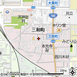 奈良県大和高田市三和町6-2周辺の地図