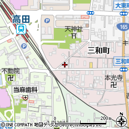 奈良県大和高田市三和町8-3周辺の地図